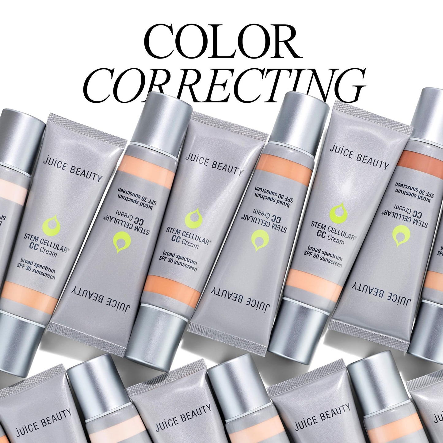 Juice Beauty Stem Cellular CC Cream SPF 30 - Rosy Glow - 50 mL - Provides Light Glowing Coverage - Vegan, Cruelty Free