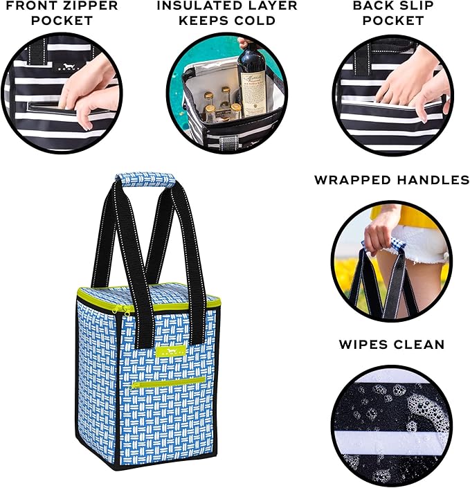 SCOUT Pleasure Chest - Soft, Lightweight, Insulated Cooler, Fits 5 Wine Bottles, Cooler for Beach, Pool, Boat, and Picnics
