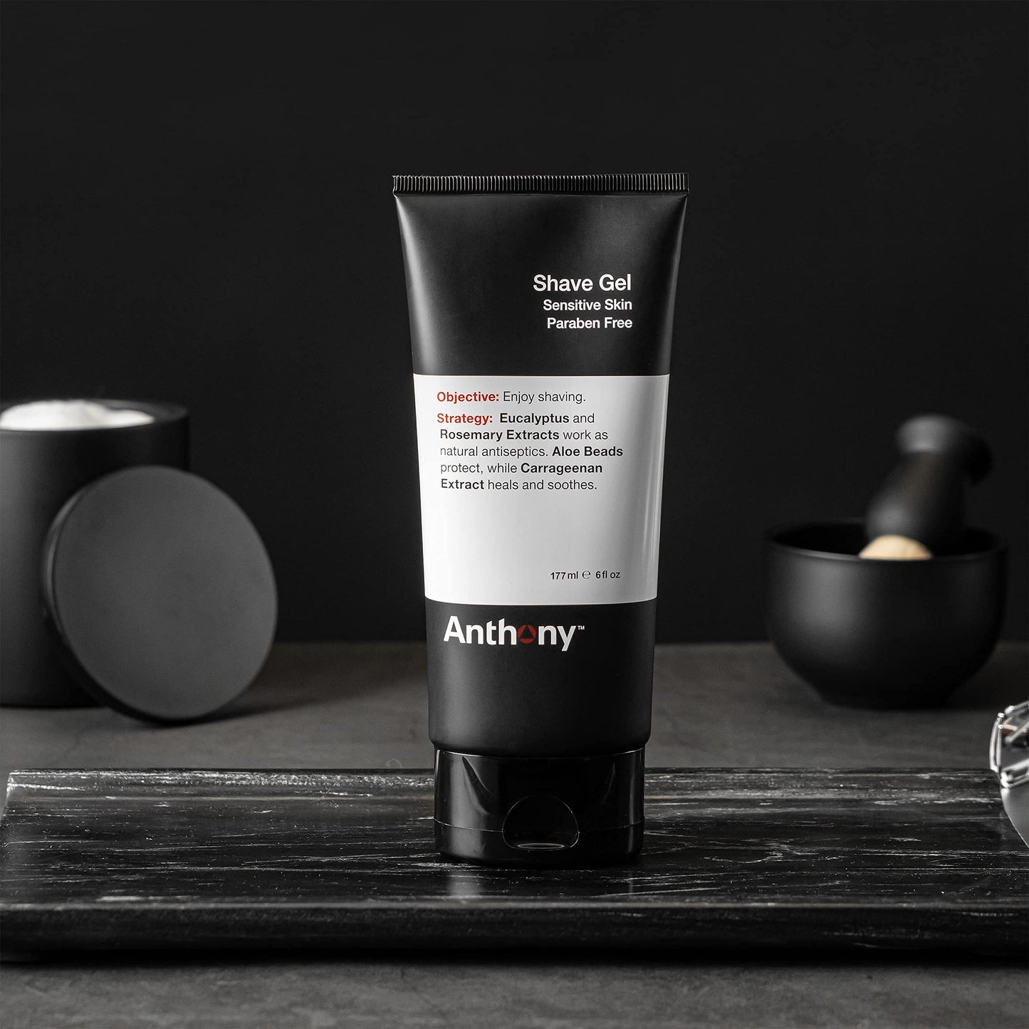 Anthony Shave Essentials Set, Pre-Shave and Conditioning Beard Oil, Shave Gel for Men with Sensitive Skin and Ingrown Hair Treatment for Men