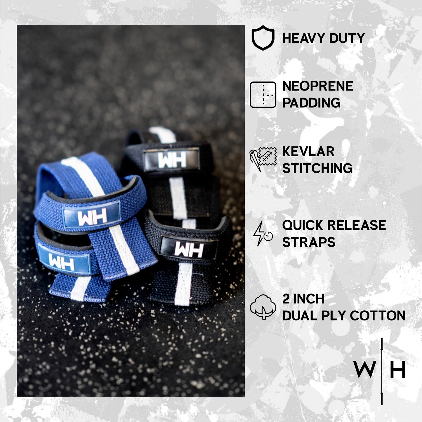 Weightlifting House Weight Lifting Straps. Wrist Straps for Olympic Weight Lifting, Snatch, Pulls and Deadlifts for both Men and Women (Mint)