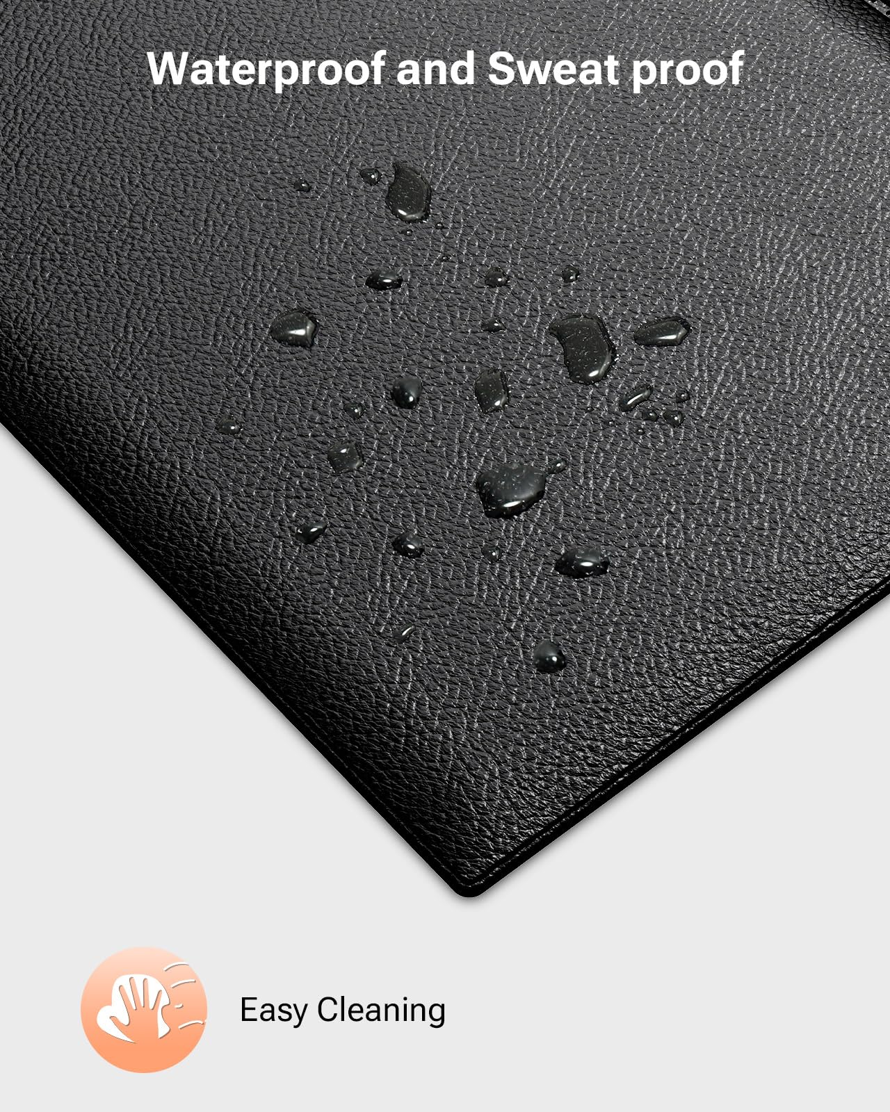 UREVO Foldable Treadmill Mat, Exercise Bike Mats for Home Gym Workout, Waterproof Non-Slip Exercise Equipment Mat Floor Protector for Indoor Cycles, Rowing Machine, Elliptical