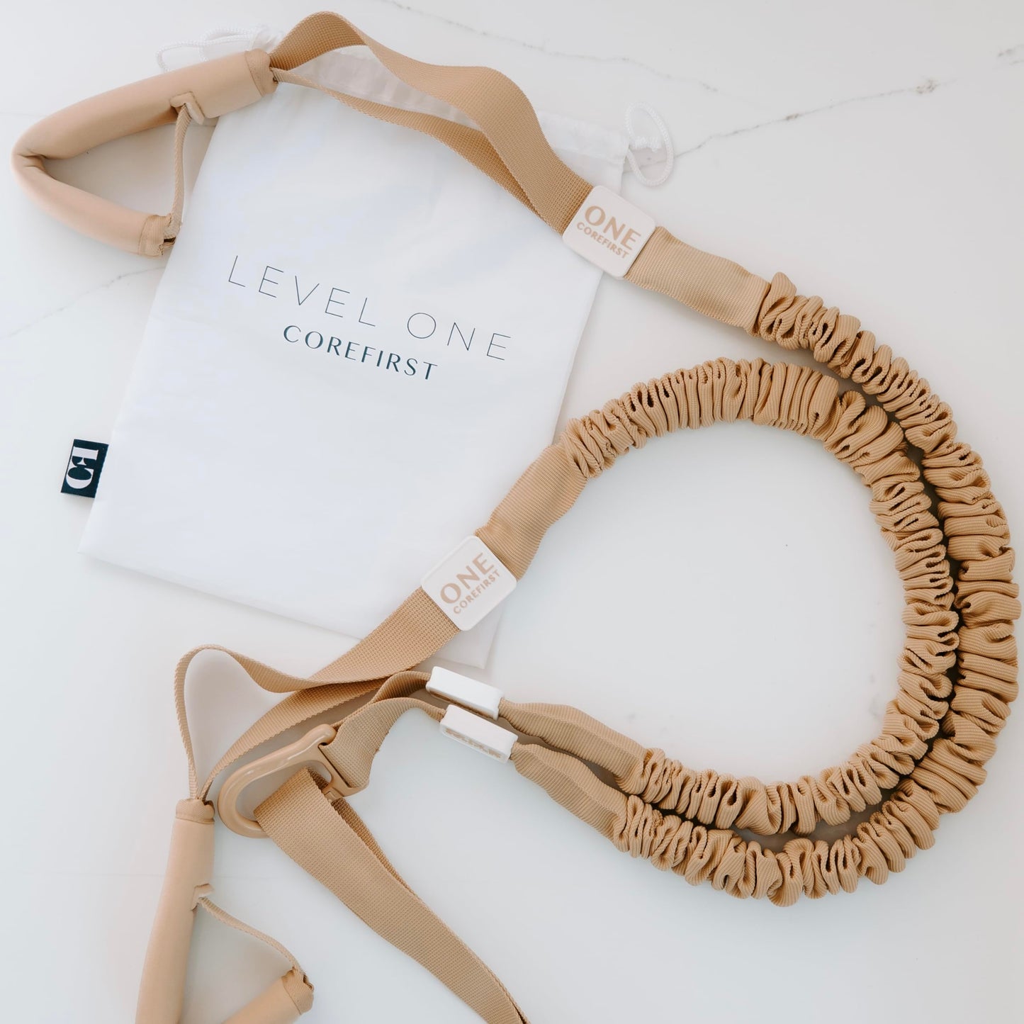 CoreFirst Premium Resistance Pilates Bands, Exercise, Home Gym Workouts – Unleash The Strong, Confident, and Bold Within You!
