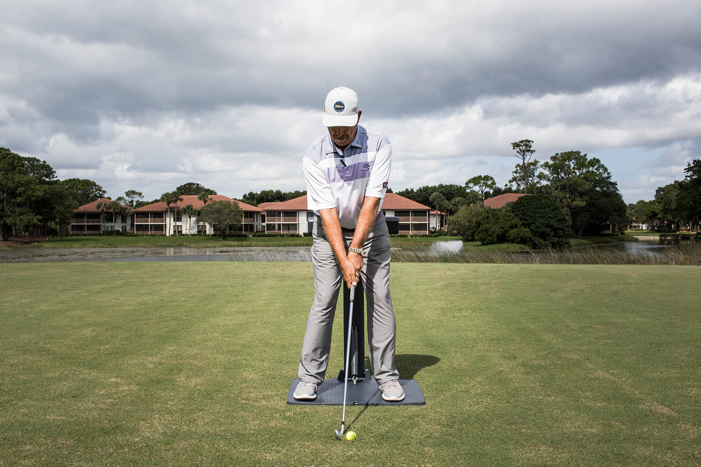 Birdie Town Golf Posture Pod - Golf Swing Trainer for Players of All Levels & Abilities - Improve Your Golf Game with The Posture Corrector - Made for Tour, Pro & Amature Golfers - for Men & Women