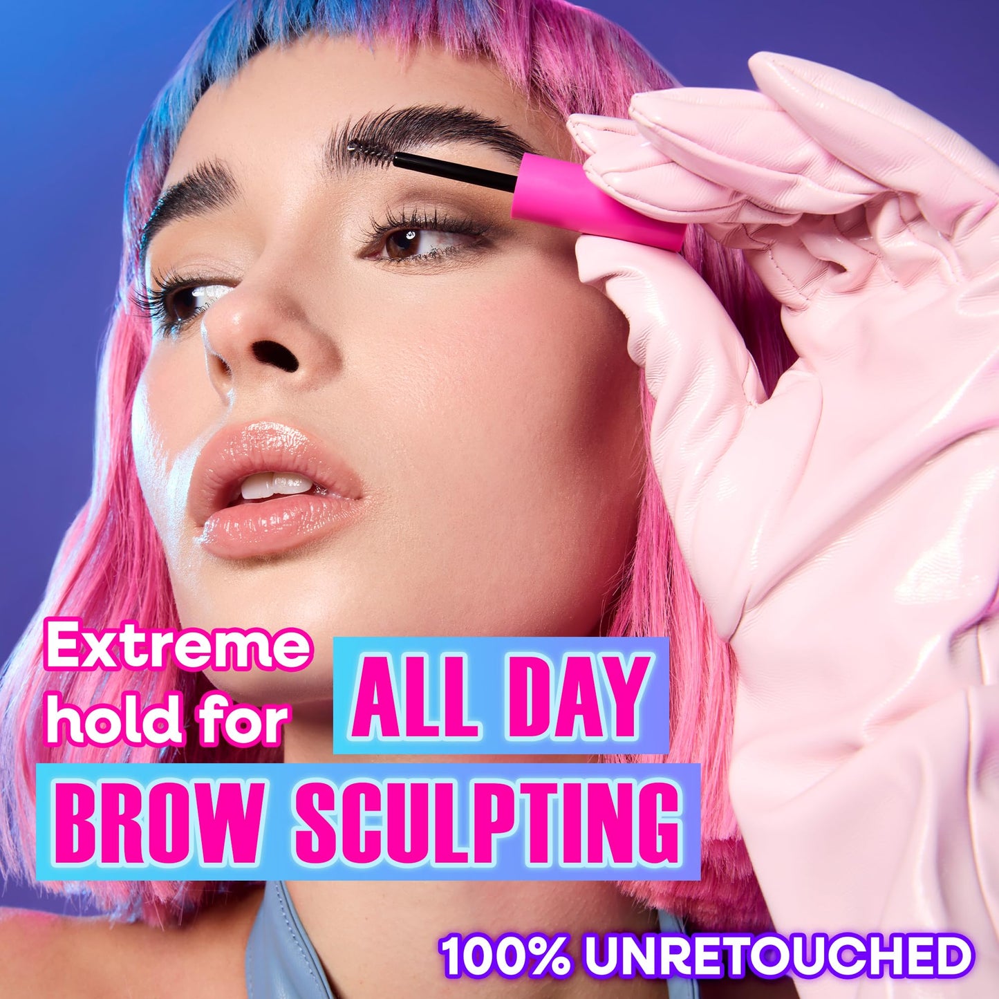 wet n wild Mega Stay Extreme Hold Brow Gel, Lightweight, Non-Sticky & Flake-Free Formula, Long-Lasting 16-Hour Wear, Sculpted & Laminated Brow Look, Easy Application, Cruelty-Free & Vegan - Clear