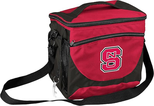 Logo Brands NCAA Unisex Adult 24-Can Cooler with Bottle Opener and Front Dry Storage Pocket, One Size, Multicolor
