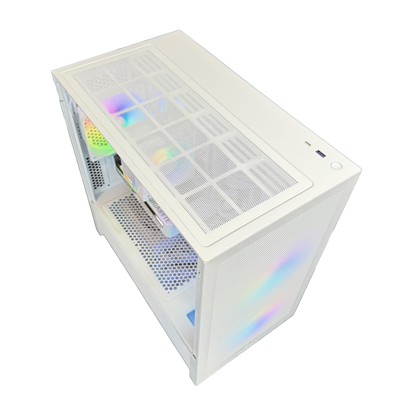 TWELF Onyx H3 Gaming PC – Core i5-13400F, RTX 5060 8GB, 16GB DDR4, 1TB NVMe SSD, WiFi 6, Windows 11 Pro – VR-Ready, White Gaming Tower + Mystery Gift Included