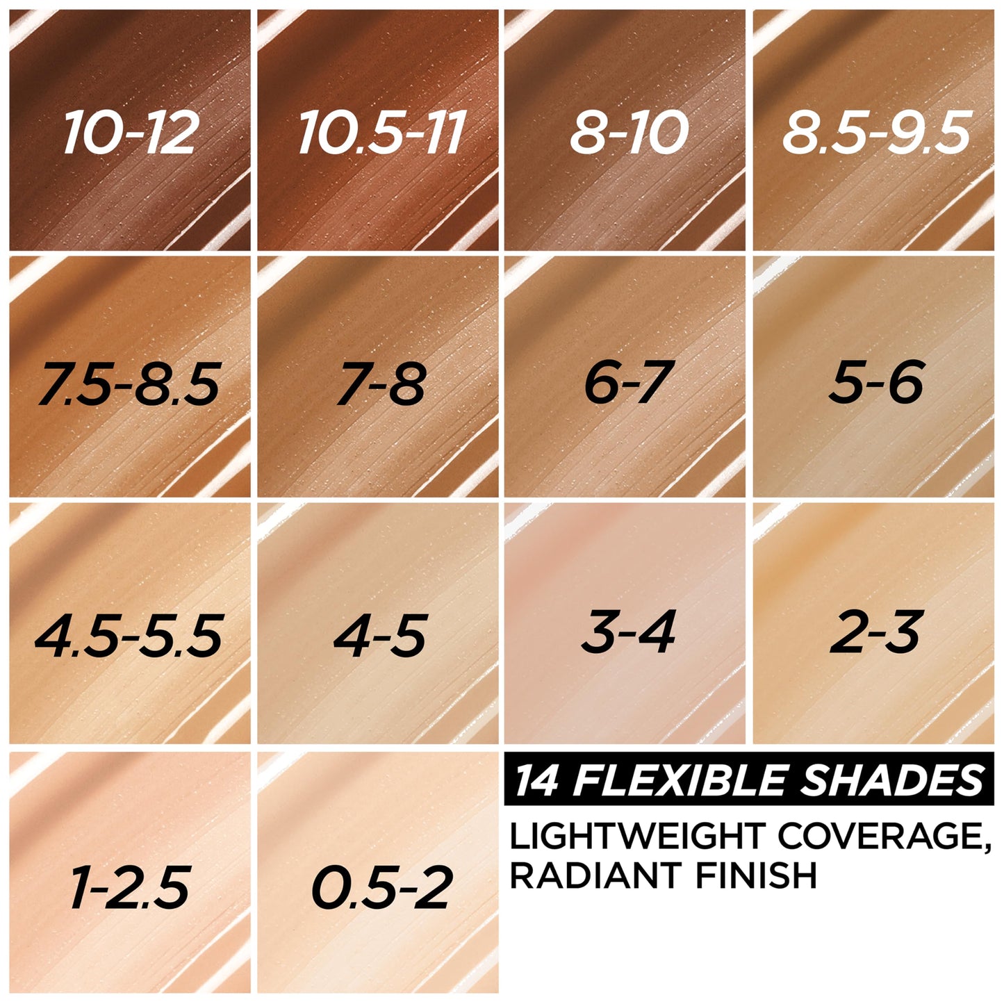 L'Oreal Paris True Match Nude Hyaluronic Tinted Serum Foundation with 1% Hyaluronic acid, Rich Medium 4.5-5.5, 1 fl. oz.