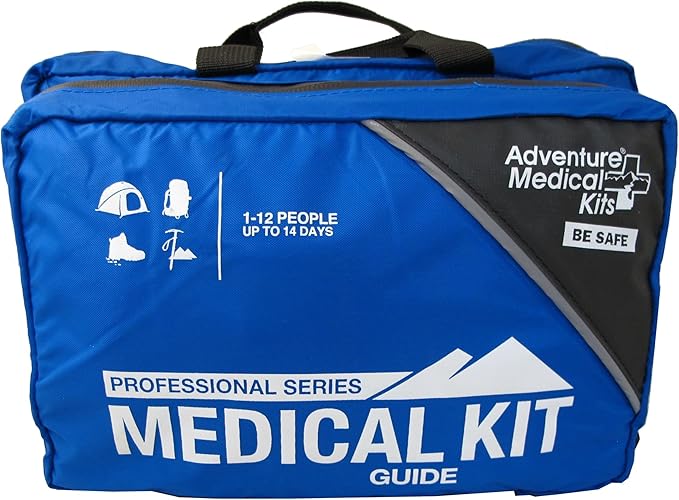 Adventure Medical Kits Pro Series Emergency Medical Kit - Guide I - First Aid Backcountry Medical Kit with C-Splint, CPR Mask, Stethoscope & More - Waterproof Medical Kit