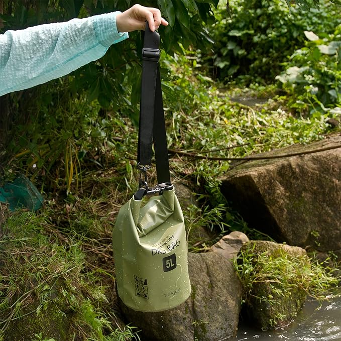 Waterproof Dry Bag Backpack 5L/10L/20L/30L/40L, Roll Top Floating Waterproof Storage Bags for Kayaking, Boating, Swimming, Hiking, Camping and Fishing