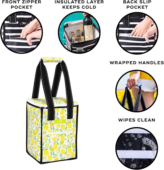 SCOUT Pleasure Chest - Soft, Lightweight, Insulated Cooler, Fits 5 Wine Bottles, Cooler for Beach, Pool, Boat, and Picnics