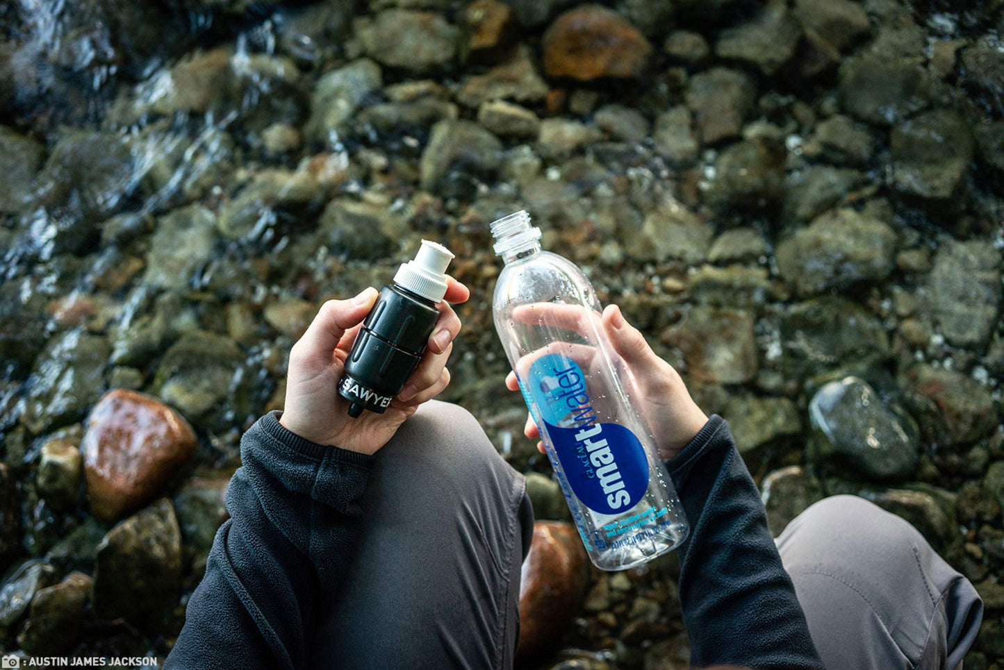 Sawyer Products SP2129 Micro Squeeze Water Filtration System, 1 Pack, Black/Blue
