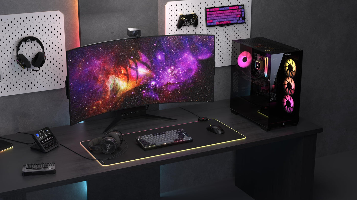 Corsair Vengeance a7500 Gaming PC – Liquid Cooled AMD Ryzen 7 7800X3D CPU – NVIDIA GeForce RTX 5070 GPU – 32GB Vengeance RGB DDR5 Memory – 1TB M.2 SSD – Black