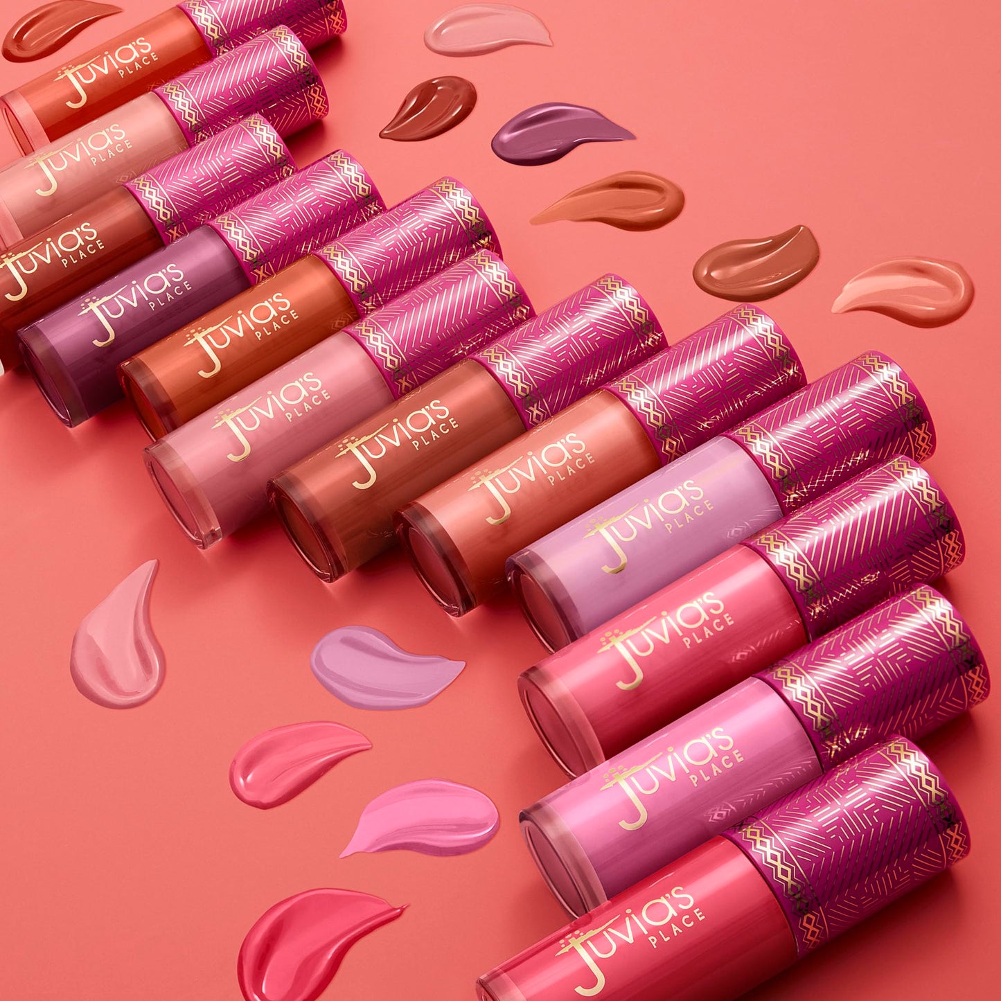 Juvia's Place Blushed Liquid Blush CoralRose - Dewy Tint Cheeks Makeup Glow Pigment Effortless Beauty Long Lasting Cosmetics Soft Creamy Natural Buildable All Skin Color Light Flawless Finish Blend