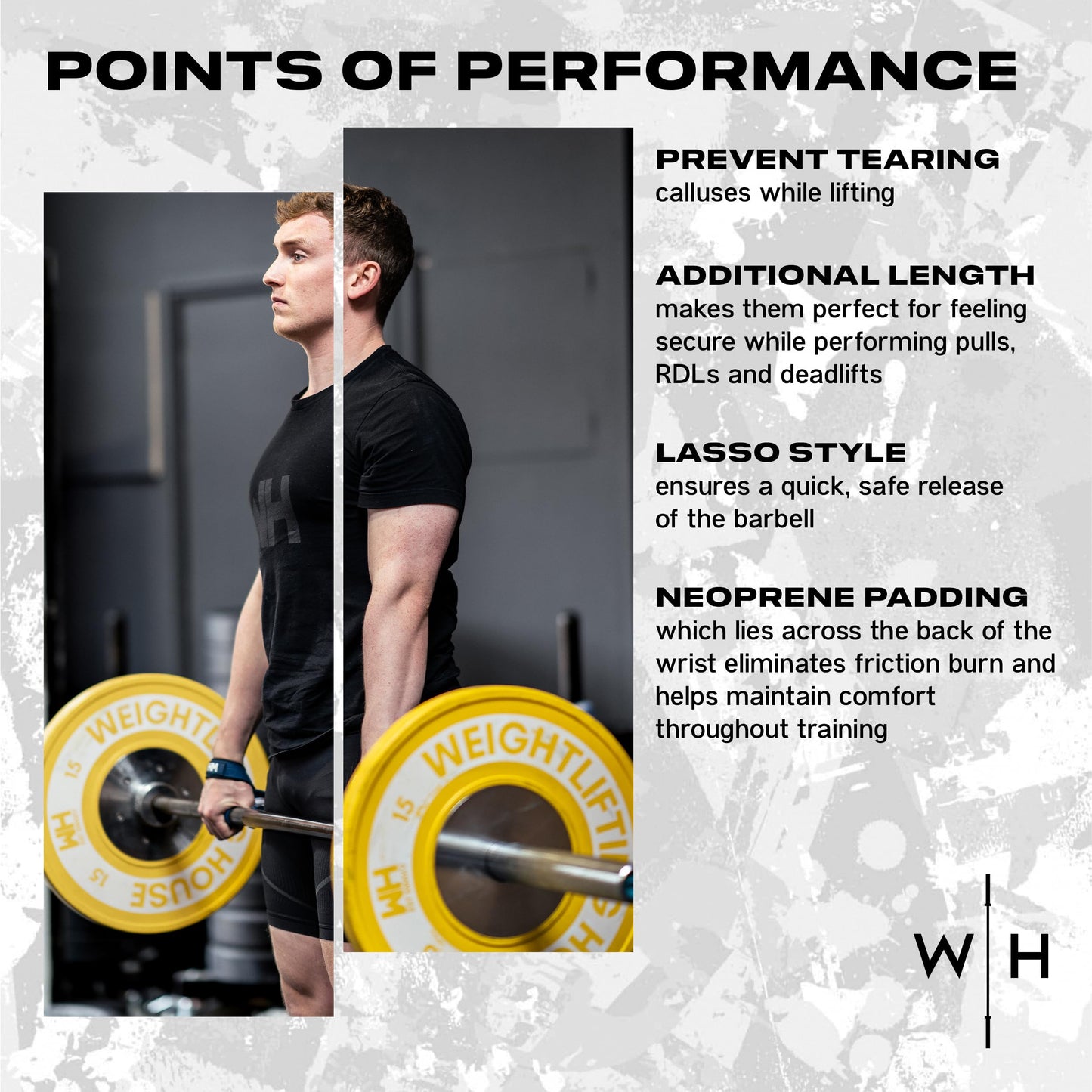 Weightlifting House Weight Lifting Straps. Wrist Straps for Olympic Weight Lifting, Snatch, Pulls and Deadlifts for both Men and Women (Mint)