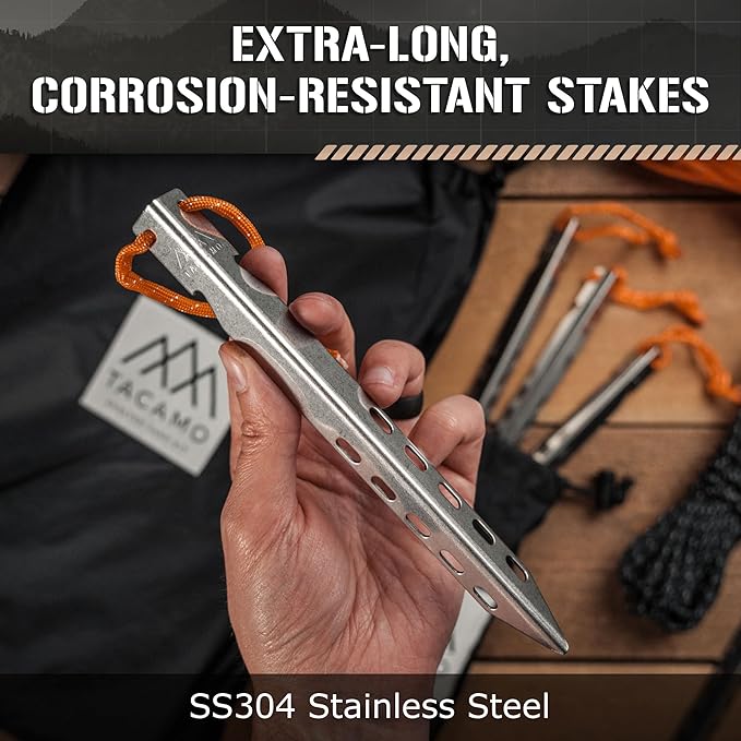 Waterproof Camping Tarp Shelter for Backpacking, Hiking, Hammock, and Bushcraft (Black, 10 FT x 12 FT)