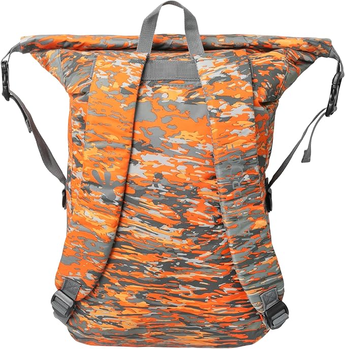 geckobrands Lightweight 30L Waterproof Backpack - Lightweight Watertight Outdoor Bag Hiking Traveling Light Water Activities