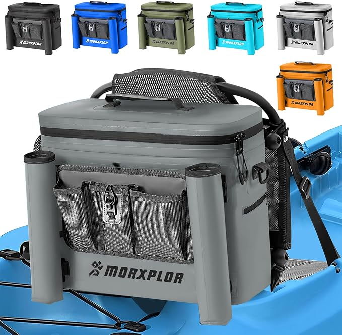 Kayak Cooler,Waterproof Kayak Seat Back Cooler for Kayaking,Kayak Accessories Cooler Bag,Protable Ice Chest,Beach Cooler,Travel Cooler for Camping or Lunch Bag