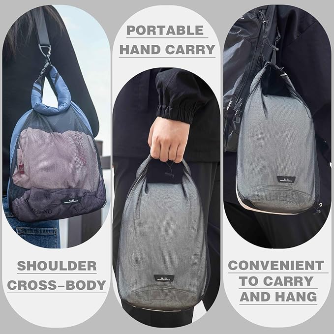 Waterproof dry sack Lightweight Dry Bag Soft and comfortable stuff sacks for backpacking Rafting Boating Camping (Bule, 4L 8L)