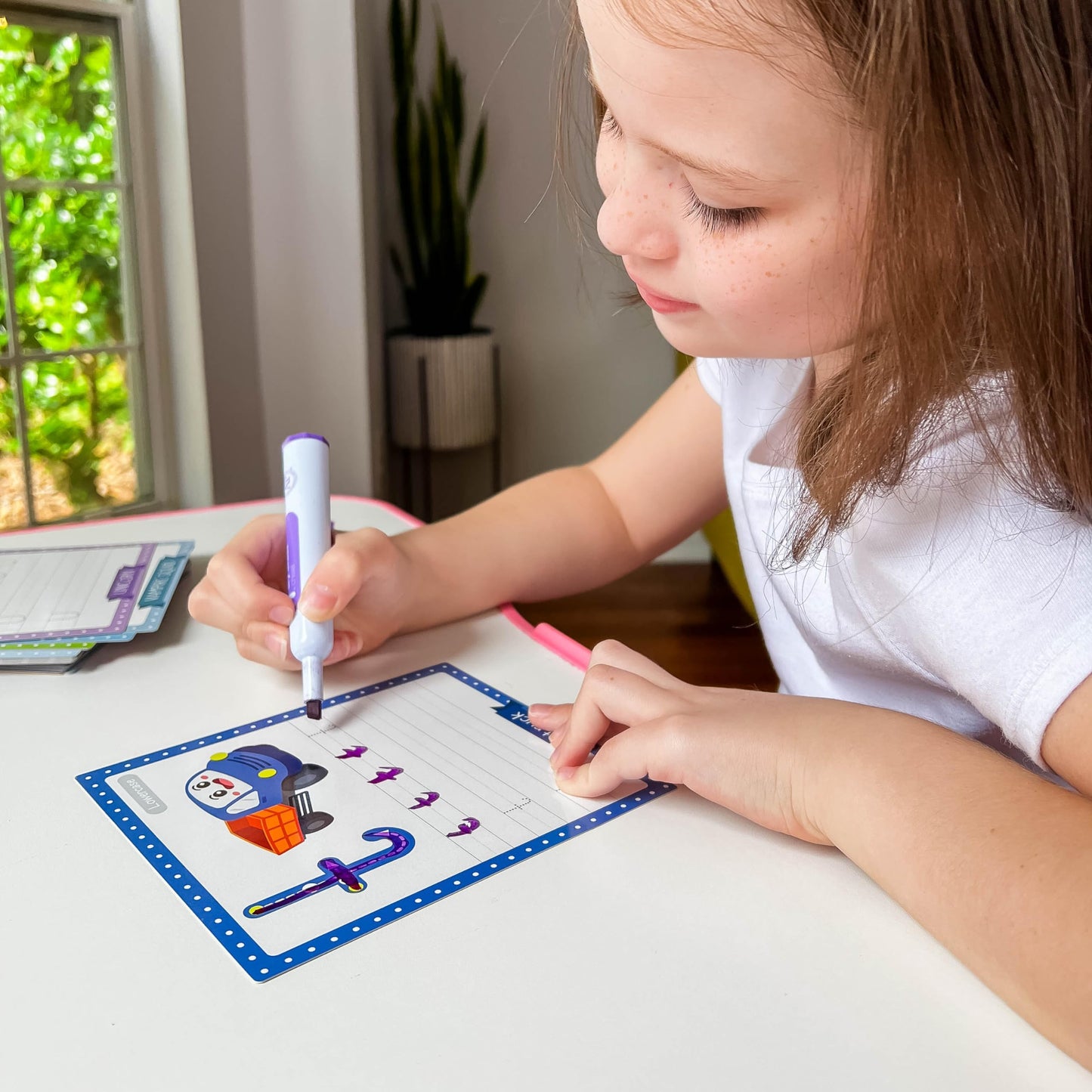 Alphabet & Number Tracing Cards, Reusable, Dry Erase, Upper & Lower Case, 31 Large Reusable Cards, Repetitive Tracing Cards, Improve Writing Skills, Flash Cards