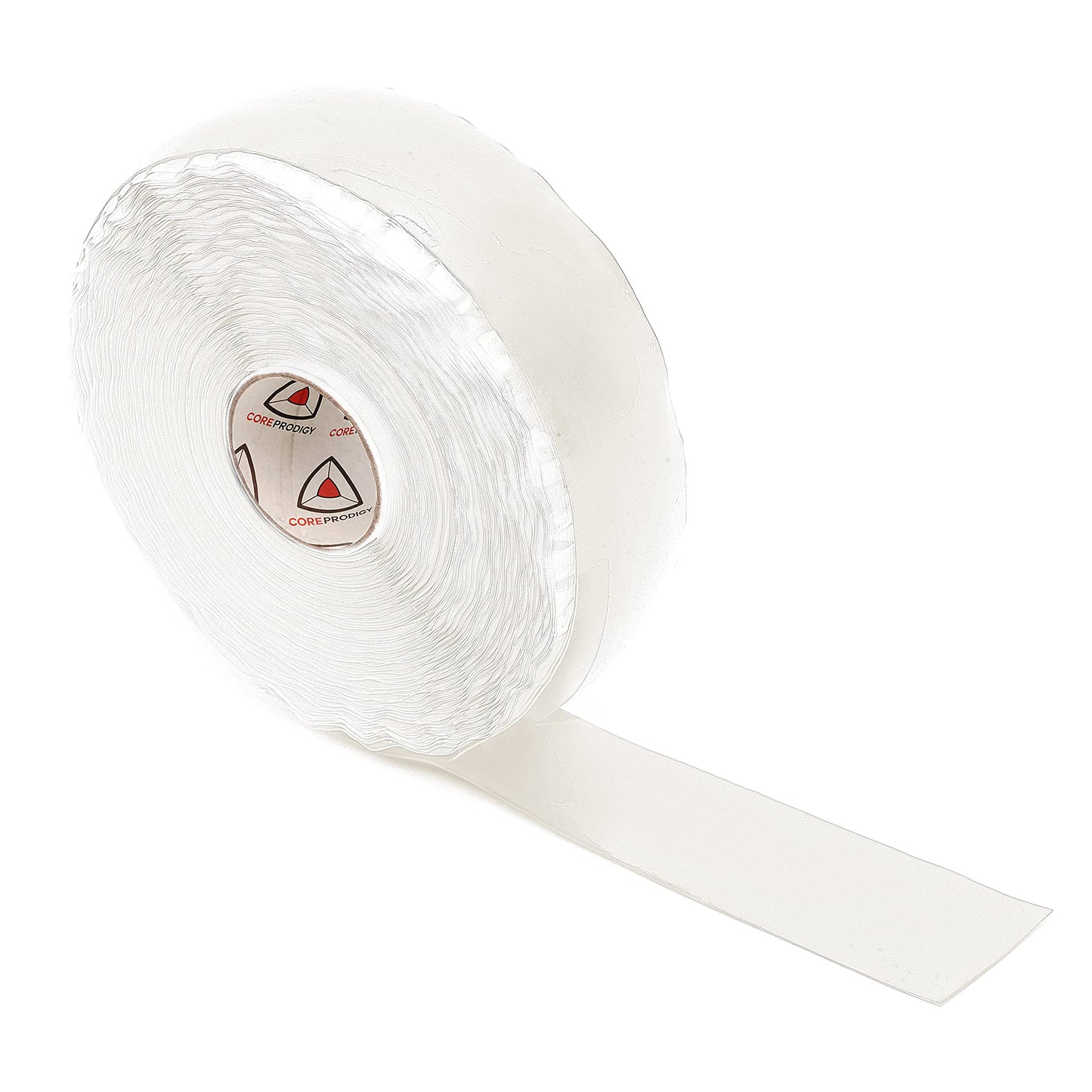 Core Prodigy Fusion Grip Tape - Silicone Rubber Wrap for Pull Up Bars, Barbells, Dumbbells, Sports and Gym Equipment, Weights and Tool Handles (36 Foot, White)
