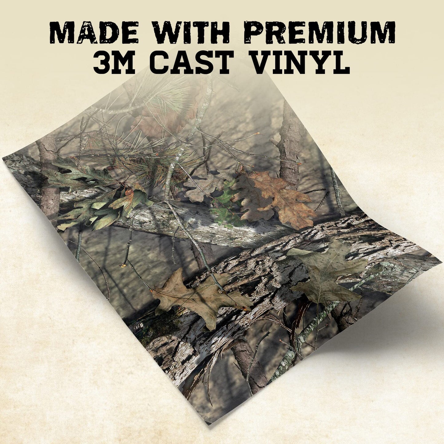 Mossy Oak Matte Camo Roll Hunting Patterns, Self-Adhesive Vinyl Wrap, DIY (24"x12", Original Bottomland)