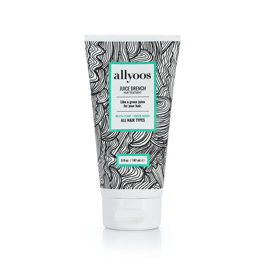 Allyoos Juice Drench, Leave-In Hydrating Hair Mask, Repairs Dry, Dull & Damaged Hair, Silicone Free