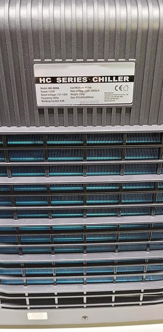 Rycast 1/2 HP Water Chiller Cooler for Cold Plunges, Aquariums, Reservoirs, Hydroponics