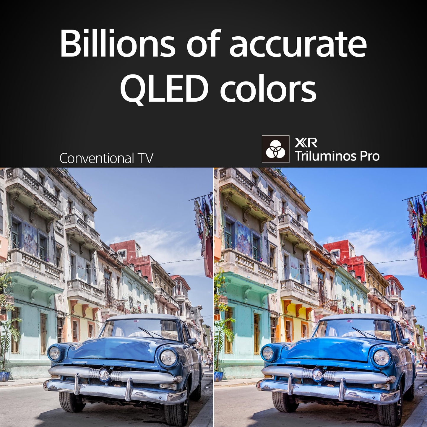 Sony 75 Inch Mini LED QLED 4K Ultra HD TV BRAVIA 7 Smart Google TV with Dolby Vision HDR and Exclusive Features for PlayStation®5 (K-75XR70)