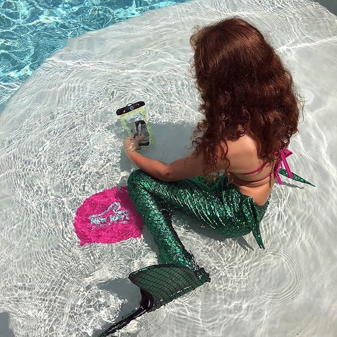 New Wave Waterproof Pouch for Open Water Swimmers and Triathletes - No Dry-Bag (Waterproof Phone Pouch)