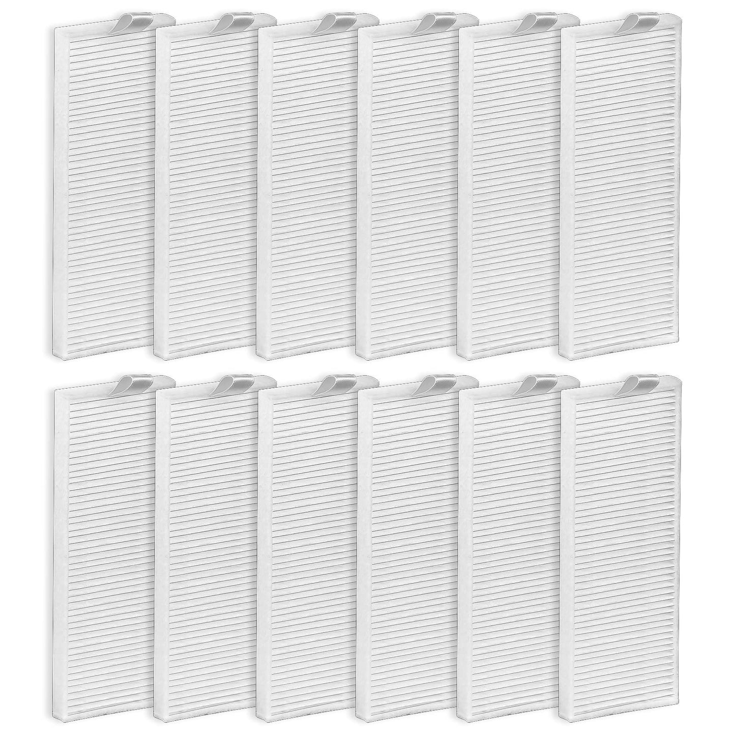 (12 Pieces) HEPA Filters Compatible With Lefant M210P M210 Pro M210B M213S M210S M210 M213, OKP Life K2 K3 K3A K4 K5 Robot Vacuum Cleaner Filter Kit, Replacement Parts Filters Accessories