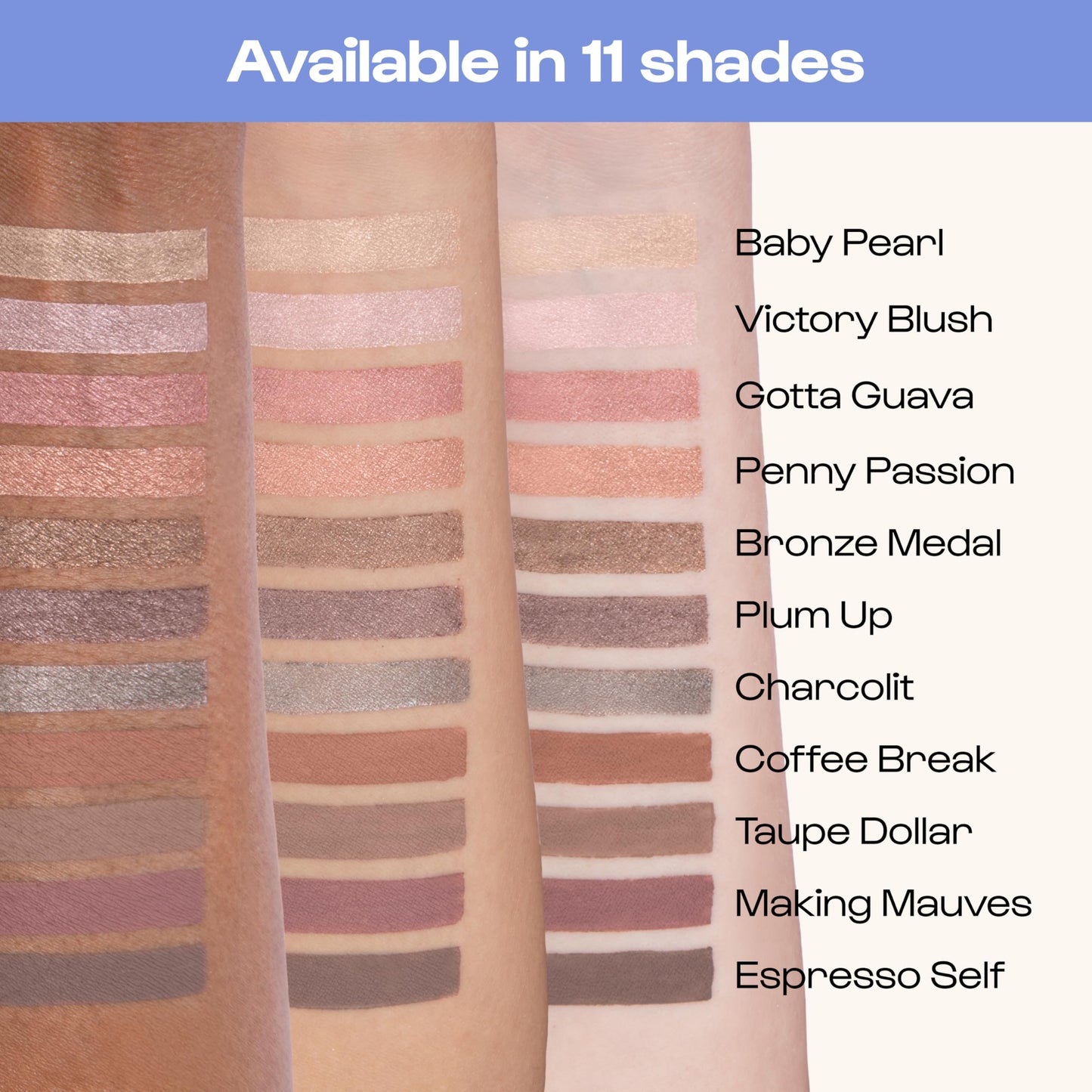 ALLEYOOP 11th Hour Waterproof Cream Eyeshadow Stick – Long-Lasting Eye Shadow Pencil & Eyeliner, Cream to Powder Stick & Highlighter – Smudge-Proof Eyeshadow Shimmer, Plum Up Shimmer