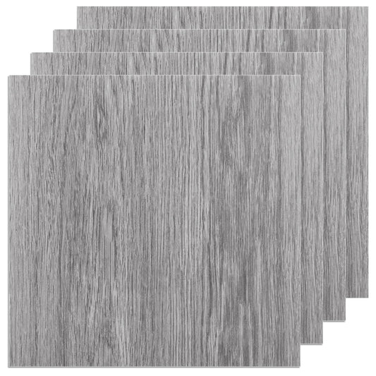 AKOLAFE Thicken 36 Sheet Vinyl Flooring 12x12 Peel and Stick Floor Tile Waterproof Clearance Vinyl Floor Tiles Vert Wood Grey Self Adhesive Floor Tiles Sticky Laminate Flooring for Kitchen Basement RV