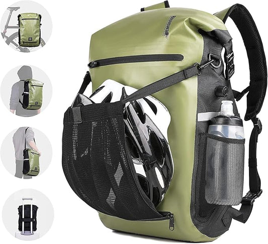 Rhinowalk Bike Pannier Bag Waterproof 22L Bicycle Rear Rack Trunk Bag for Cycling Bicycling Traveling Riding