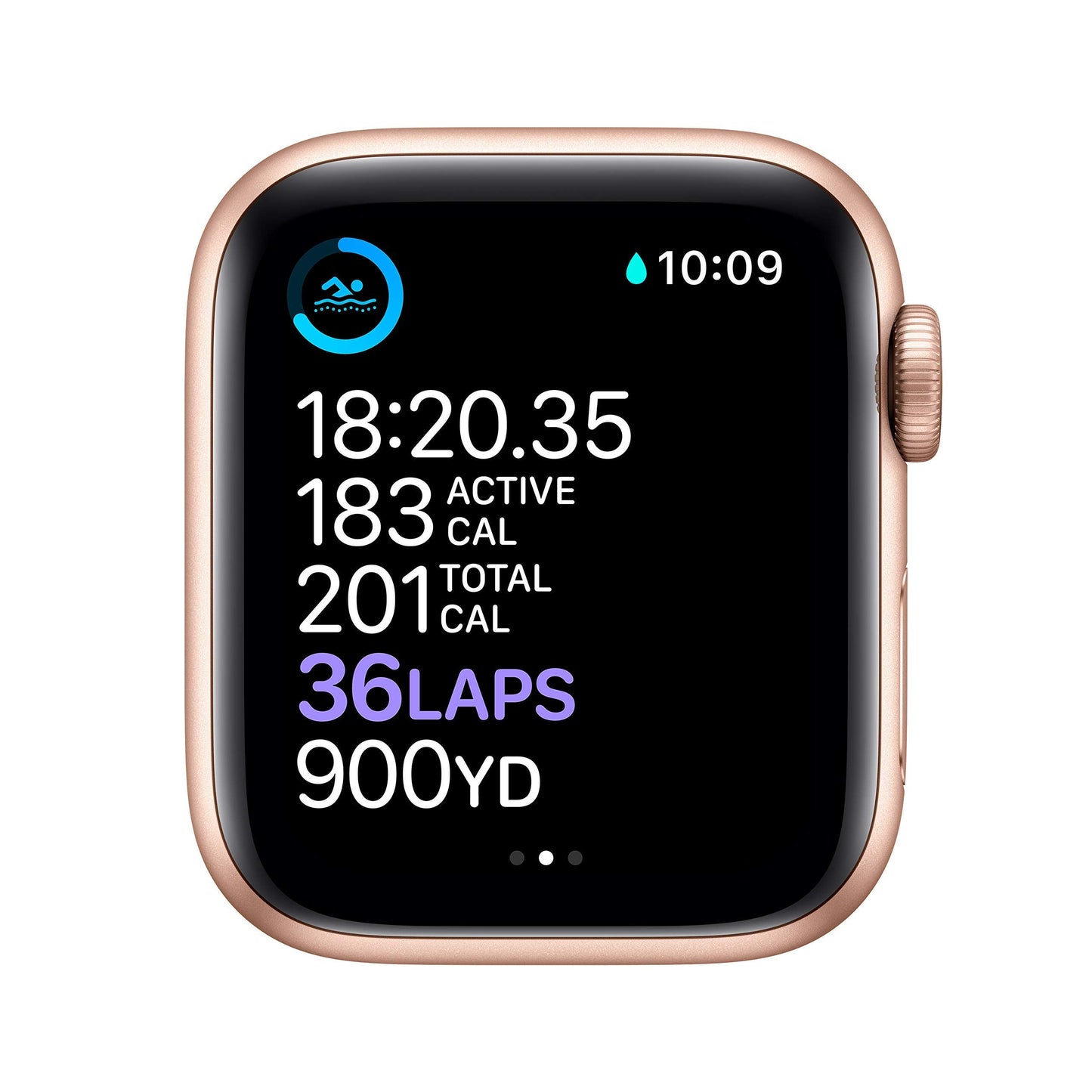 Apple Watch Series 6 (GPS, 40mm) - Gold Aluminum Case with Pink Sand Sport Band (Renewed)
