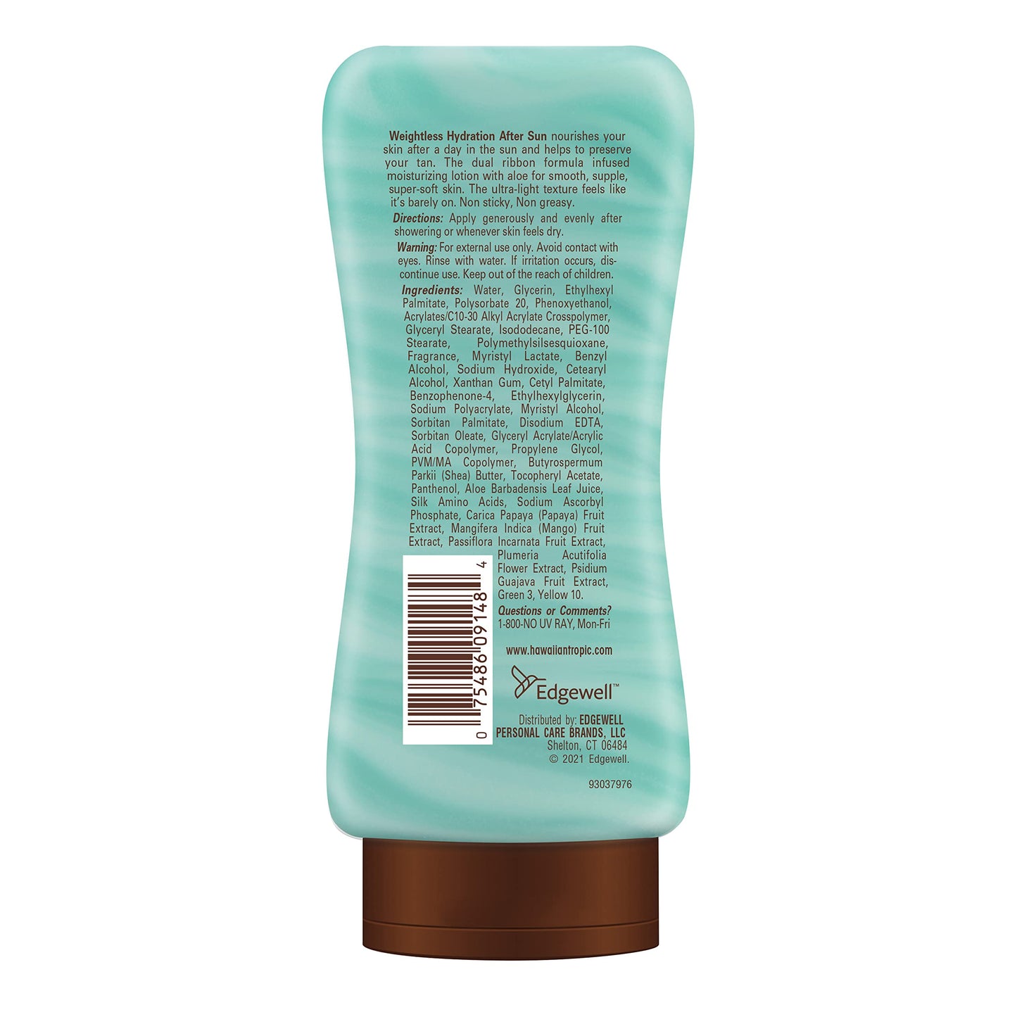 Hawaiian Tropic Weightless Hydration After Sun Lotion with Aloe, 6oz | Hawaiian Tropic Lotion, Moisturizing Lotion, After Sun Care, After Sun Moisturizer, Hydrating Lotion, 6oz