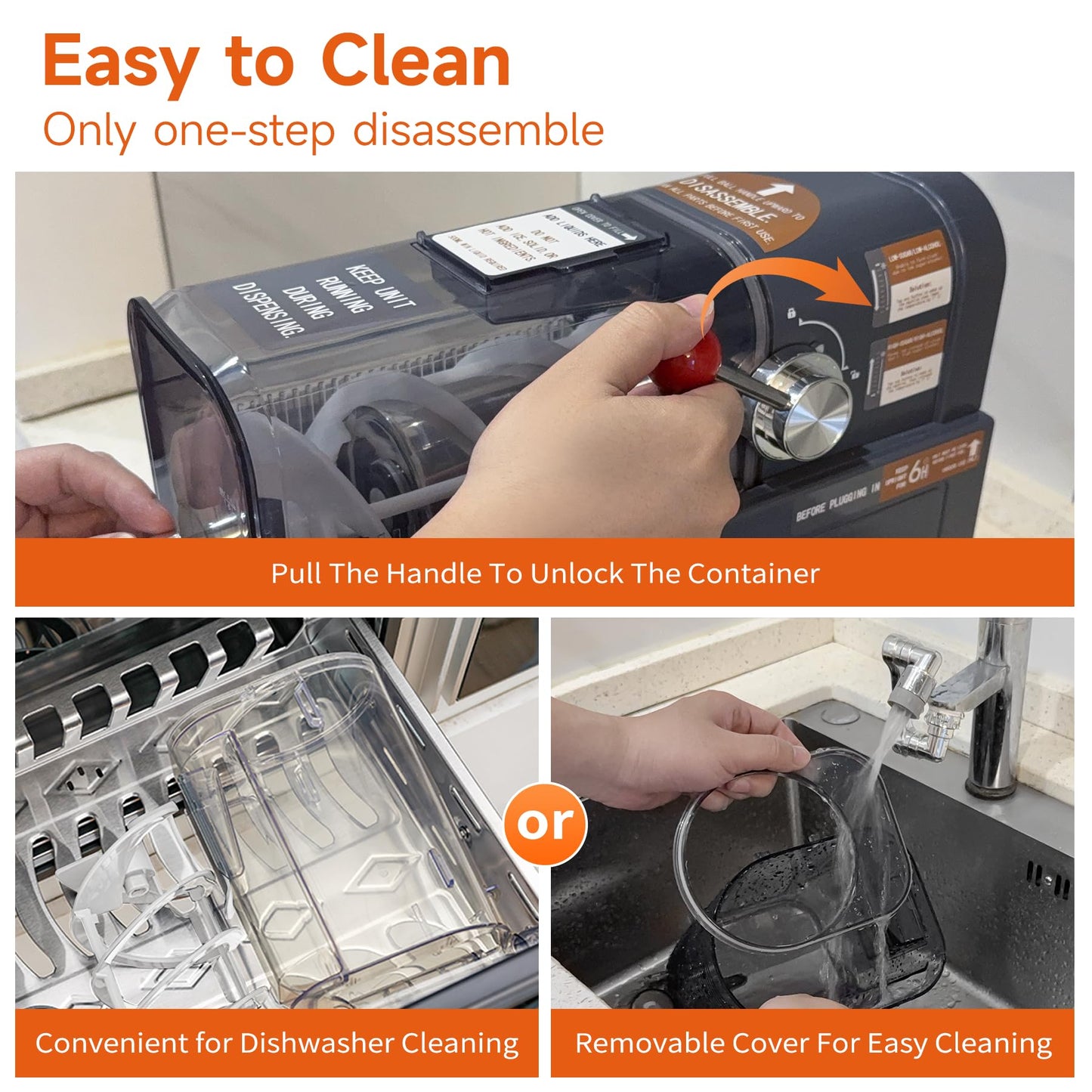 SYINTAO Slushie Machine for Home, Soft Serve Ice Cream Machine, 88oz Slushy Machine with 6 Preset Programs, Frozen Drink Maker for slush, Margaritas, Smoothie, Frappés, Milkshakes, and More