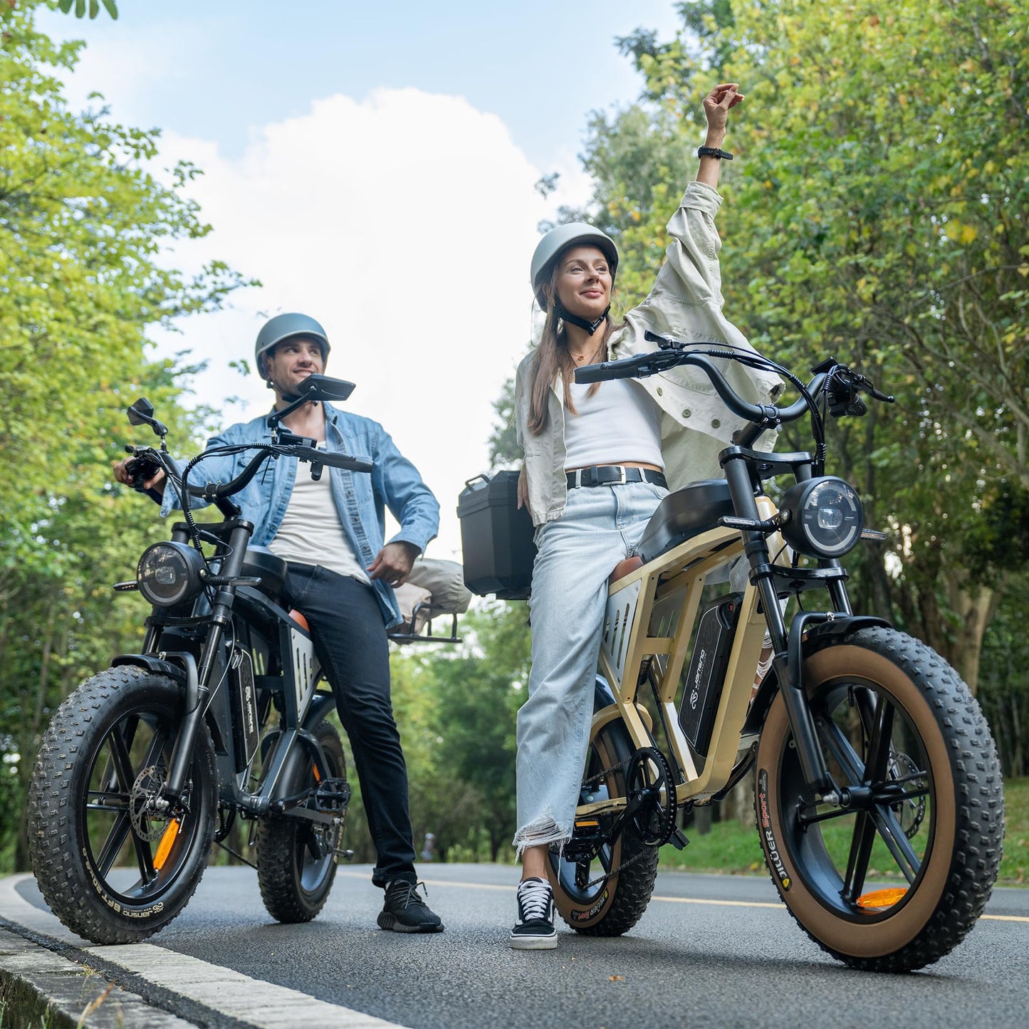 Electric Bike 20" x 4.0 Electric Bike for Adults with 1000W Brushless Motor with Unlockable Rage Mode, 48V 34Ah Removable Dual Batteries, 31MPH 120 Miles Long Cruising Range,7-Speed ebike UL Certified