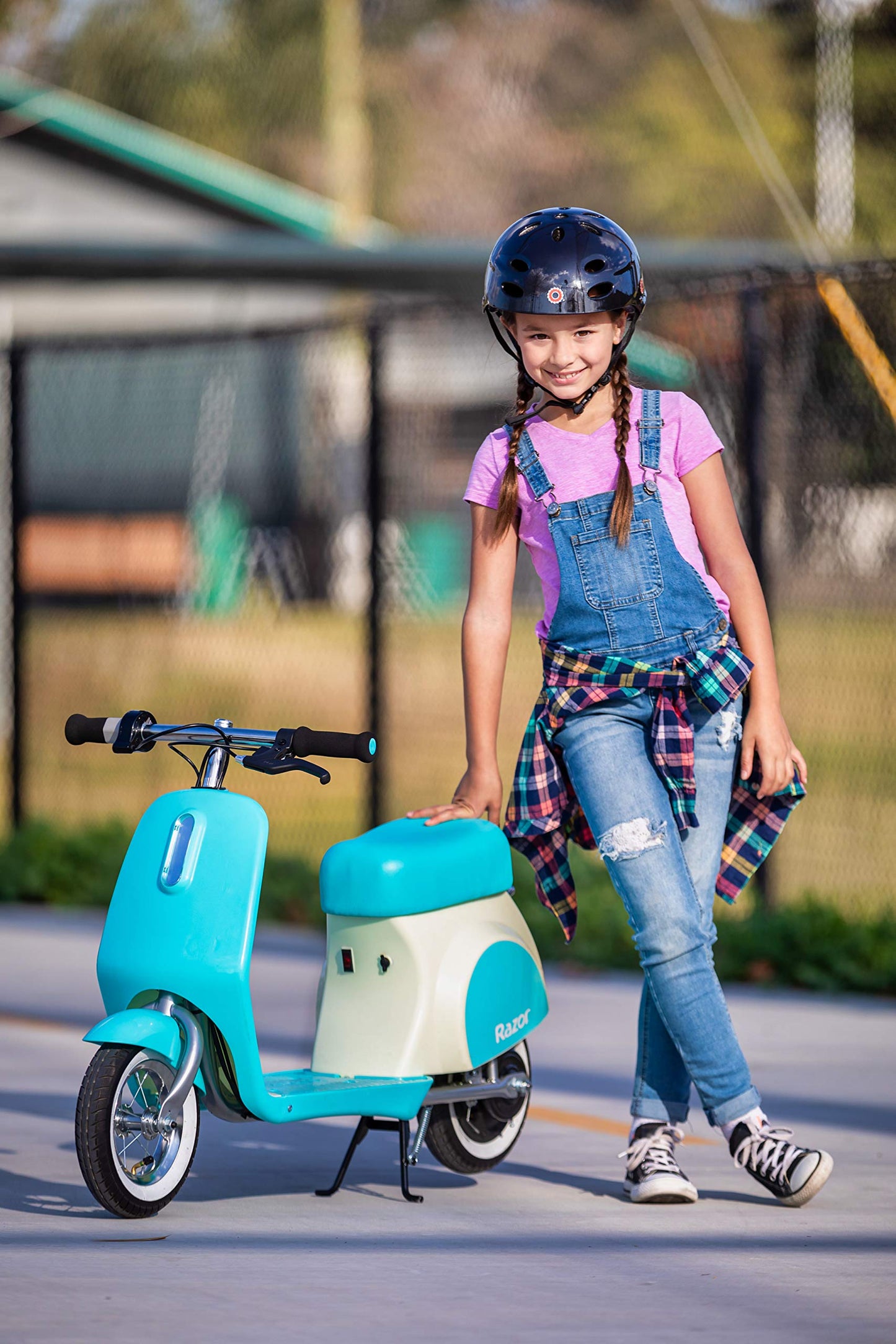 Razor Pocket Mod Petite Euro-Style Electric Scooter - Blue