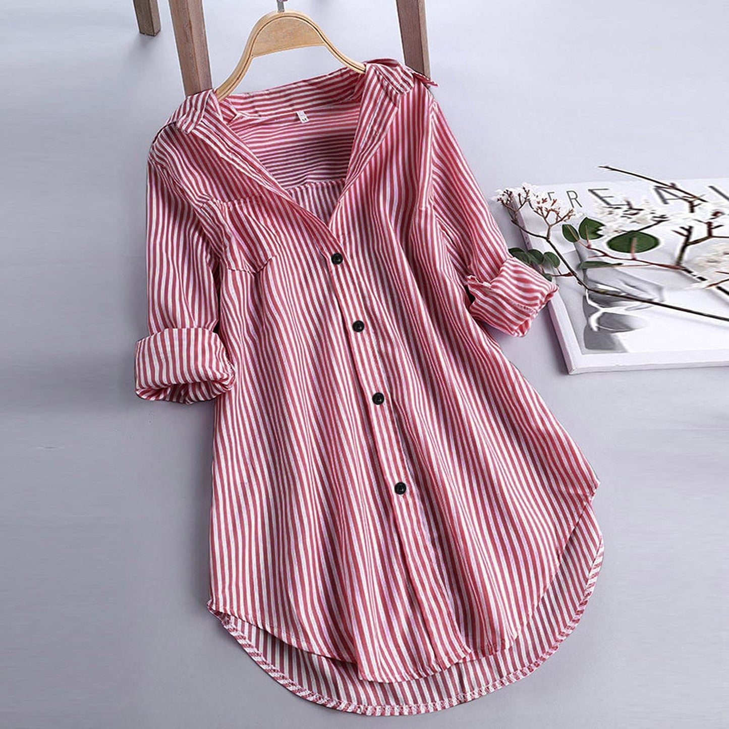 Aniywn Women Round Neck Lace Up Lace Patchwork Flare Pullover Top Casual Plus Size 3/4 Sleeve Floral Printed T-Shirt
