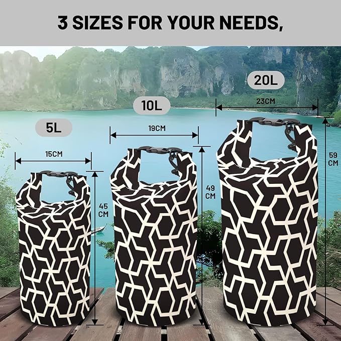 Waterproof Dry Bag,Roll Top Waterproof Backpack 2L/5L/10L/20L/30L/40L Floating Lightweight Bags for Kayaking, Boating, Fishing, Swimming Camping