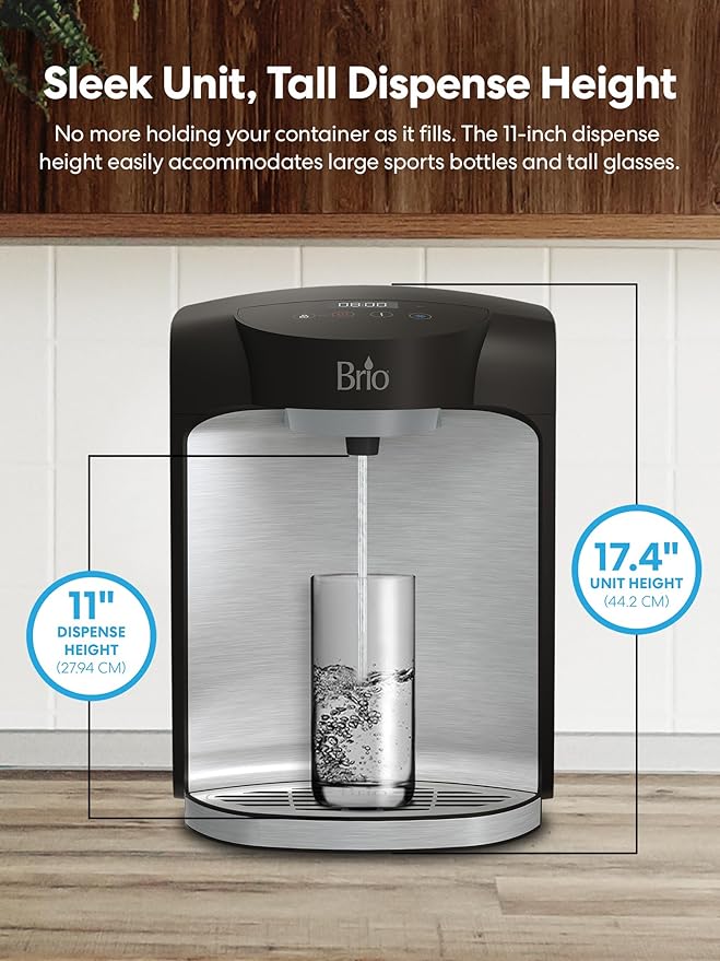Brio 800 Series 2-Stage Bottleless Countertop Water Cooler