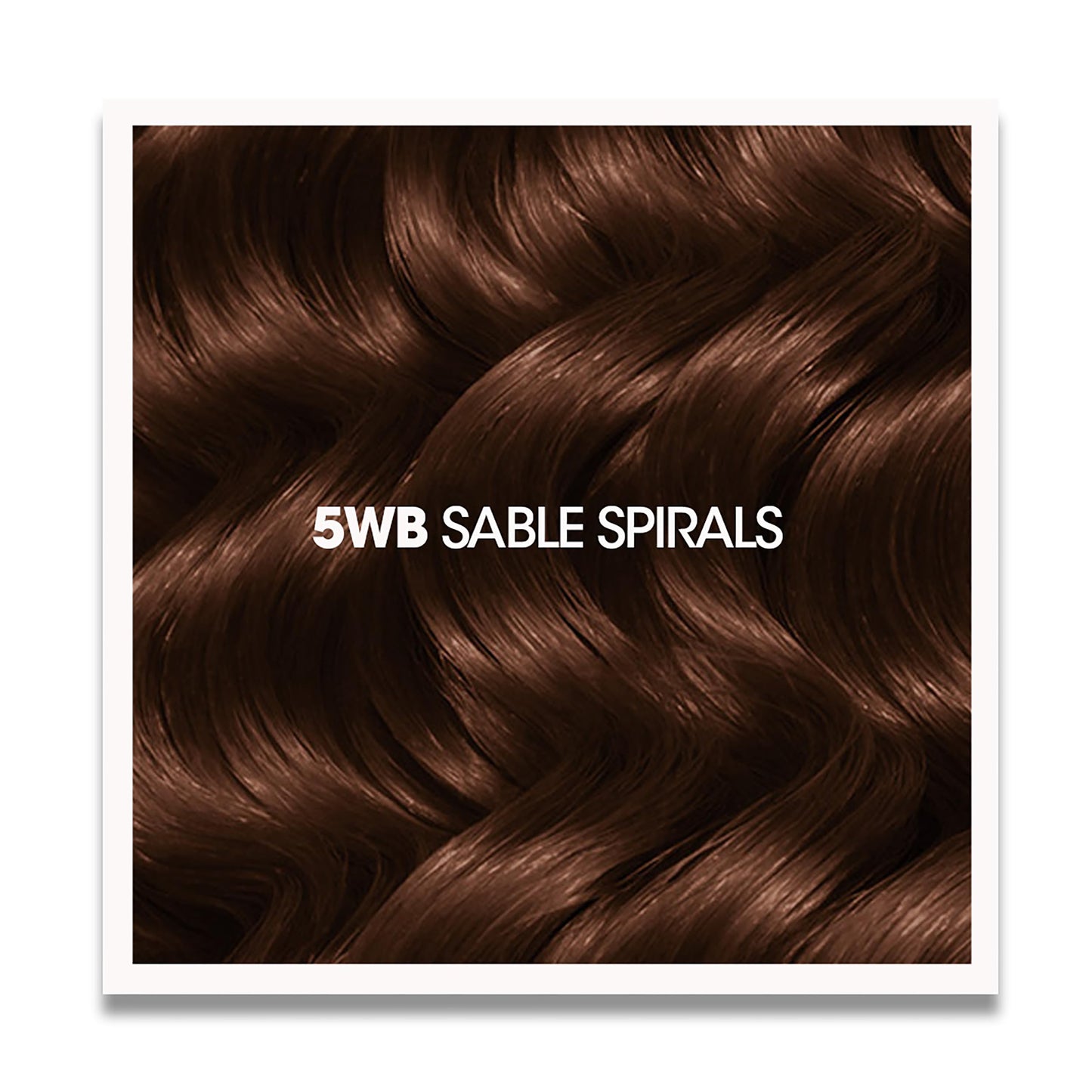 All About Curls 5WB Sable Spirals Permanent Hair Color (Prep + Protect Serum & Hair Dye for Curly Hair) - 100% Grey Coverage, Nourished & Radiant Curls
