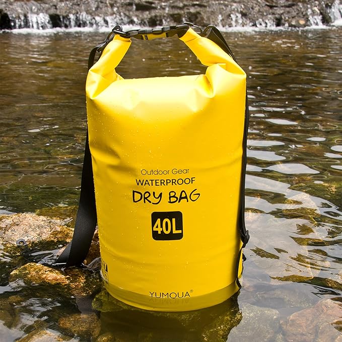 Waterproof Dry Bag Backpack 5L/10L/20L/30L/40L, Roll Top Floating Waterproof Storage Bags for Kayaking, Boating, Swimming, Hiking, Camping and Fishing