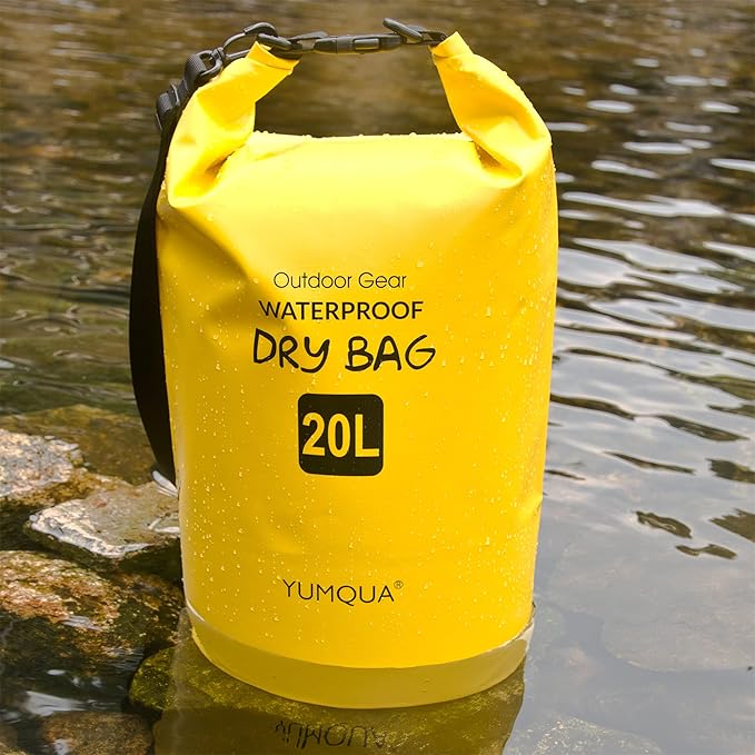 Waterproof Dry Bag Backpack 5L/10L/20L/30L/40L, Roll Top Floating Waterproof Storage Bags for Kayaking, Boating, Swimming, Hiking, Camping and Fishing