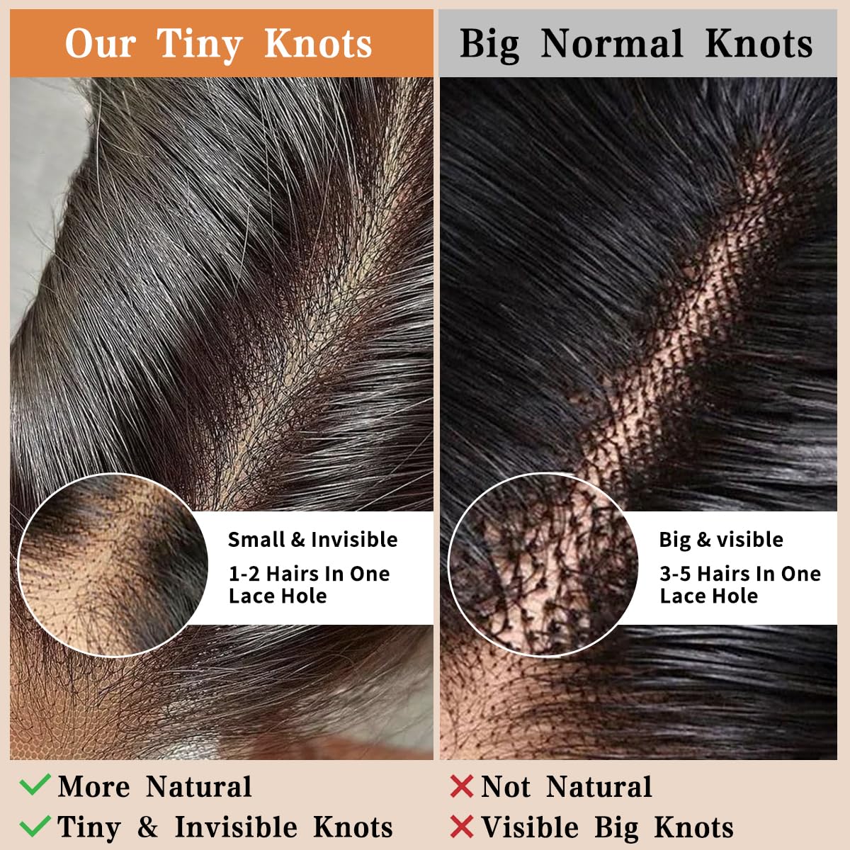 Anknia SKINLIKE 5x5 Real HD Lace Closure Human Hair Straight Invisible HD Lace Closure Single Knots 0.1mm Ultra-thin Pre Plucked Natural Hairline 20 Inch (Natural Black- 5x5 HD Lace Closure, 20 Inch)