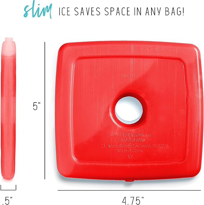 Cool Coolers by Fit & Fresh Slim Ice Packs