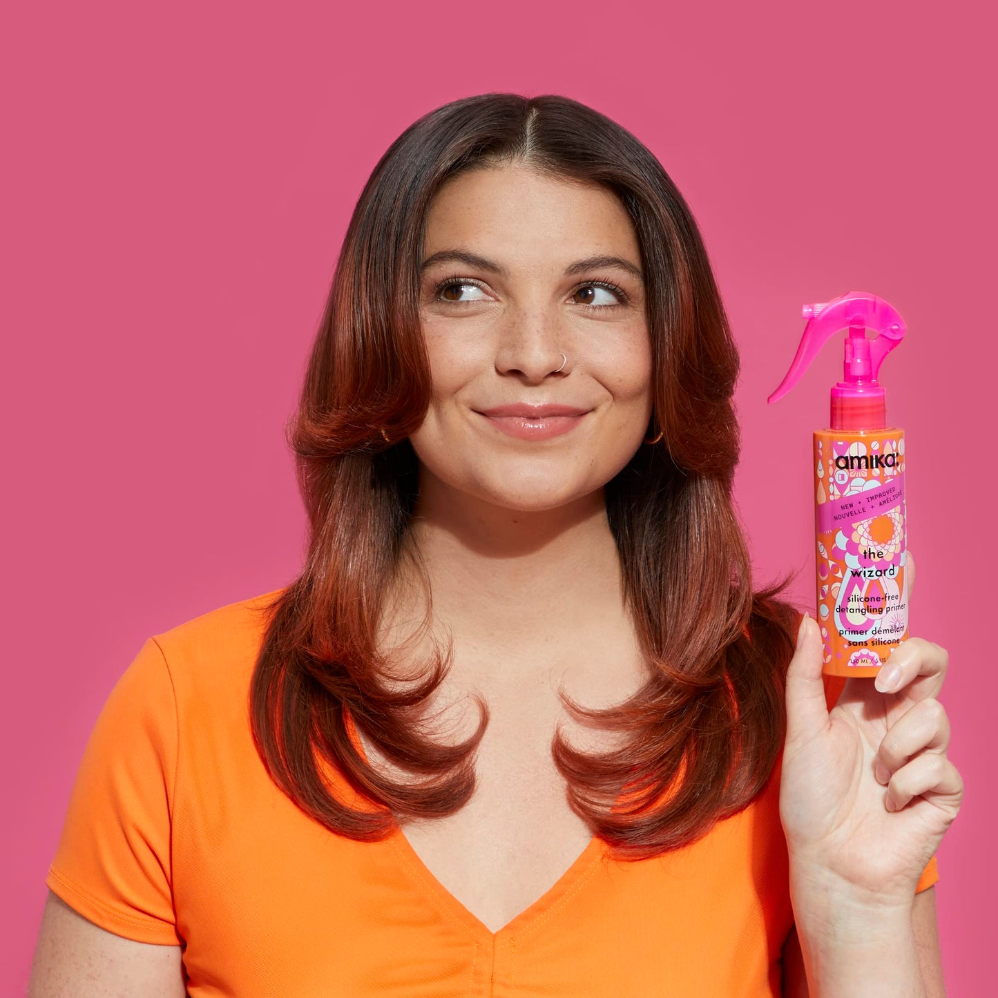 amika the wizard silicone-free detangling primer, 60ml