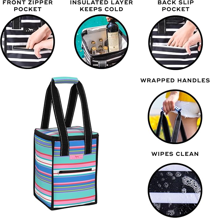 SCOUT Pleasure Chest - Soft, Lightweight, Insulated Cooler, Fits 5 Wine Bottles, Cooler for Beach, Pool, Boat, and Picnics