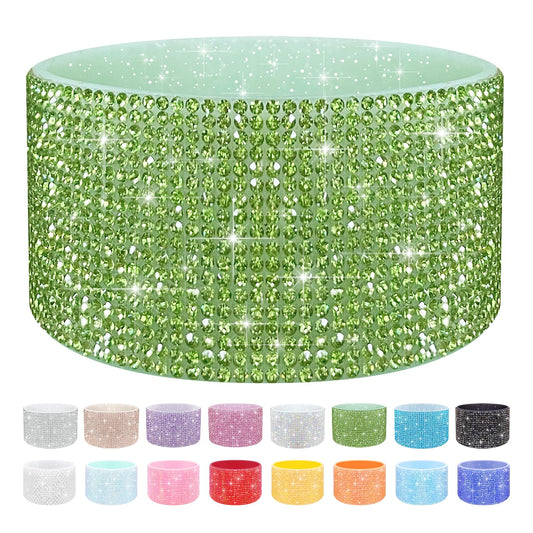 WORBSS Diamond Glitter Silicone Boot for Stanley Cup 40oz Tumbler & Simple Modern 30-40oz Trek Tumbler Accessories for 2.8-2.9 inch Trapezoidal Cylinder Base Water Bottles Bottom Anti-Slip Sleeve