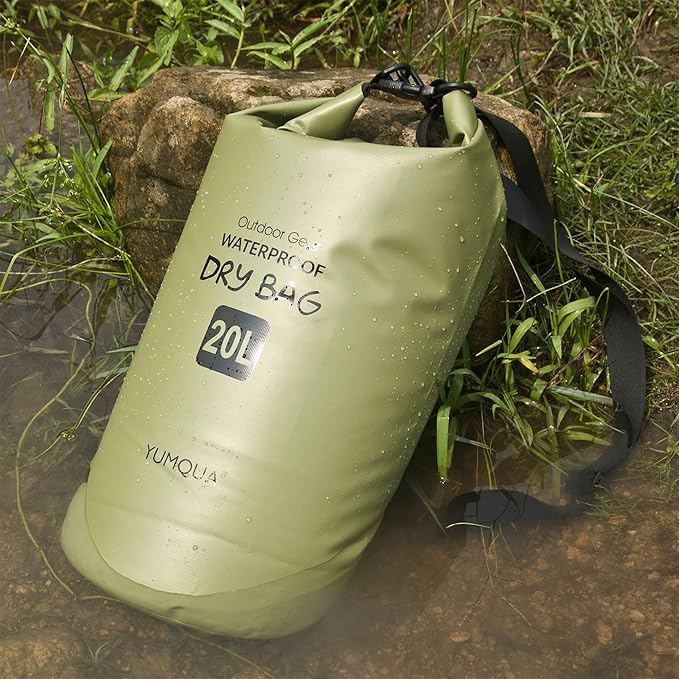 Waterproof Dry Bag Backpack 5L/10L/20L/30L/40L, Roll Top Floating Waterproof Storage Bags for Kayaking, Boating, Swimming, Hiking, Camping and Fishing